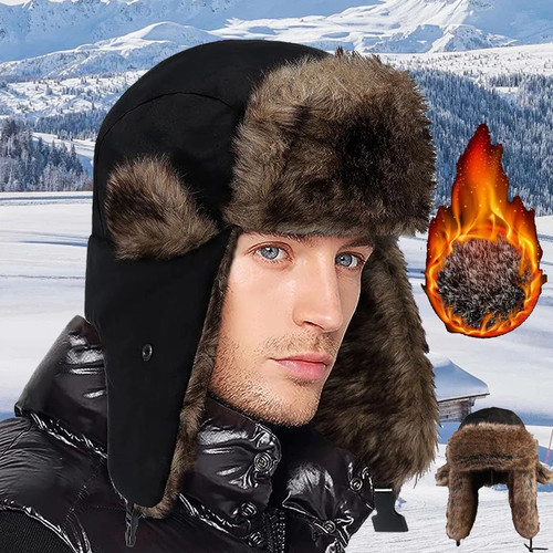 Wintermütze fliegermütze mit - wintermütze,