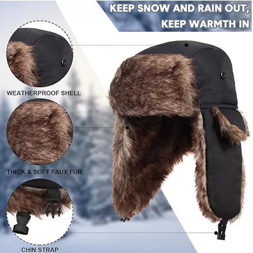 Wintermütze fliegermütze mit - wintermütze,