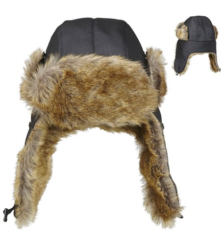Fliegerhut mit fell - mit,