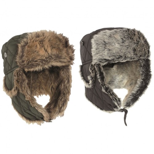 Wintermütze mit kunstpelz - wintermÜtze,